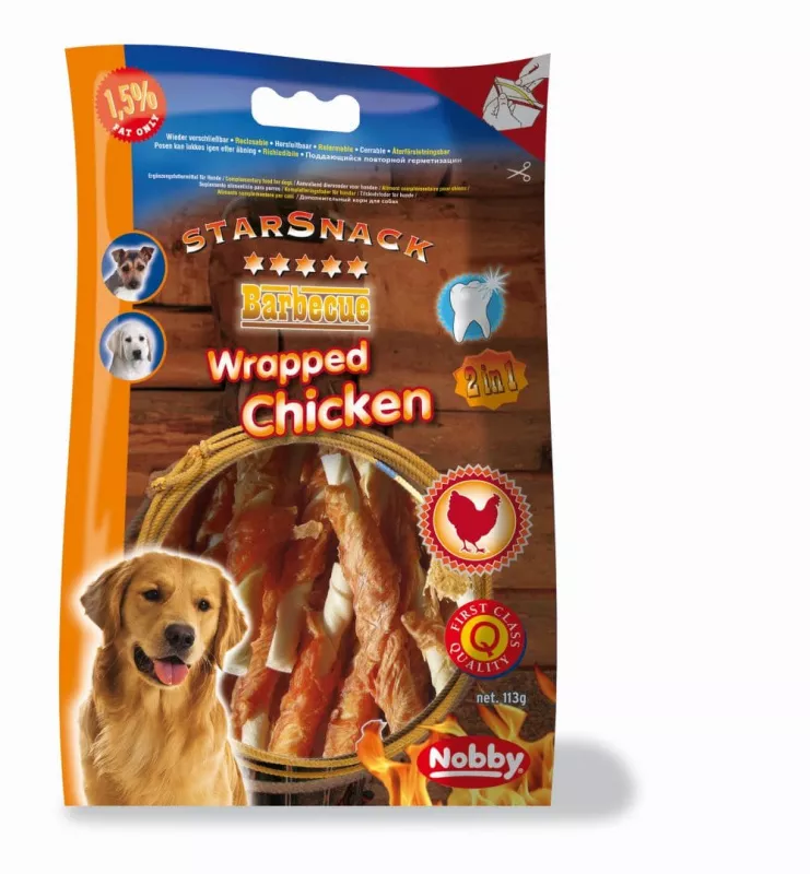 StarSnack Barbecue Wrapped Chicken